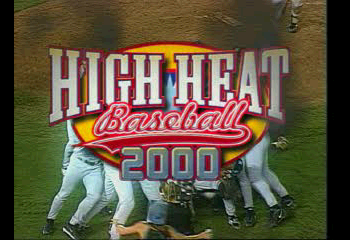 High Heat Baseball 2000 Title Screen